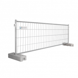 Bauzaun 1,12 m, Haken & Öse