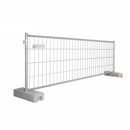 Bauzaun 1,12 m, Haken & Öse