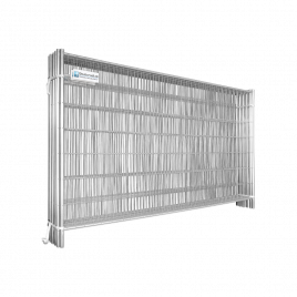 Bauzaun 11 kg EUTOP Economy 10er Set - Betonfuß und Verbinder