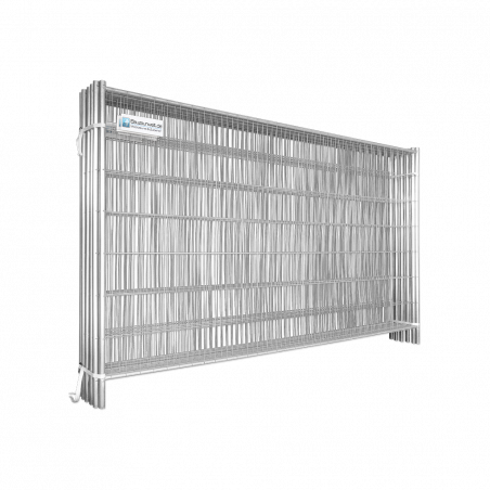 Bauzaun 11 kg EUTOP Economy 10er Set - Betonfuß und Verbinder