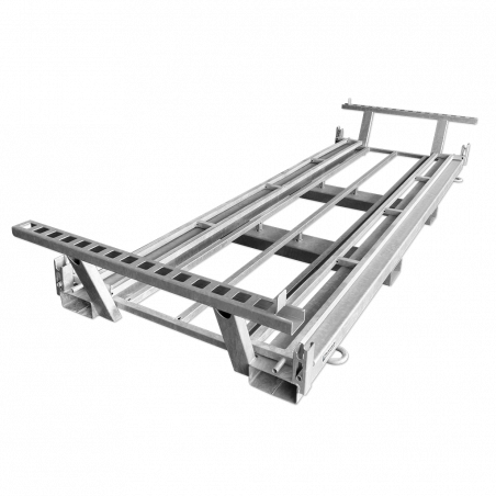 Twintraverse für Bauzäune und Fußplatten