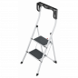 Hailo K75 ComfortLine ergonomische Stahl-Trittleiter 2 Stufen