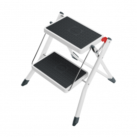 Hailo MK60 Mini Klapptritt weiß 2 Stufen