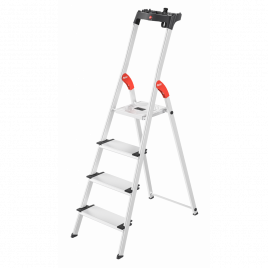 Hailo L80 ComfortLine Stehleiter 4 Stufen
