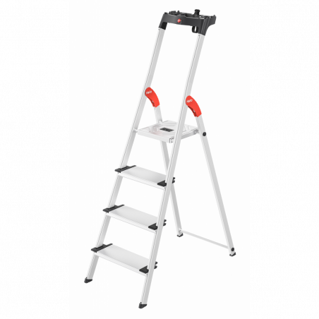 Hailo L80 ComfortLine Stehleiter 4 Stufen