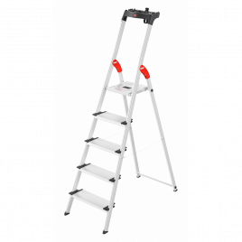Hailo L80 ComfortLine Stehleiter 5 Stufen