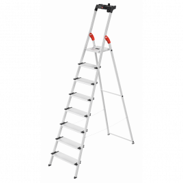 Hailo L80 ComfortLine Stehleiter 8 Stufen