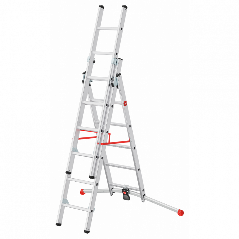 Hailo ProfiLOT Kombileiter 2x6 + 1x5 Sprossen