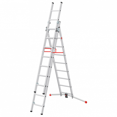 Hailo ProfiLOT Kombileiter 2x9 + 1x8 Sprossen