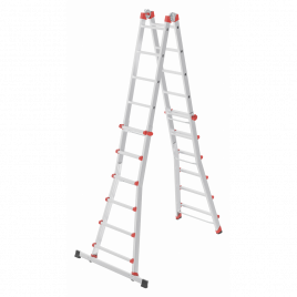 Hailo Aluminium Multifunktionsleiter M80 4x6 Sprossen