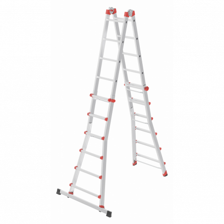 Hailo Aluminium Multifunktionsleiter M80 4x6 Sprossen