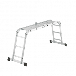 Hailo ProfiStep® Gelenkleiter M60 mit Plattform 4x3 Sprossen