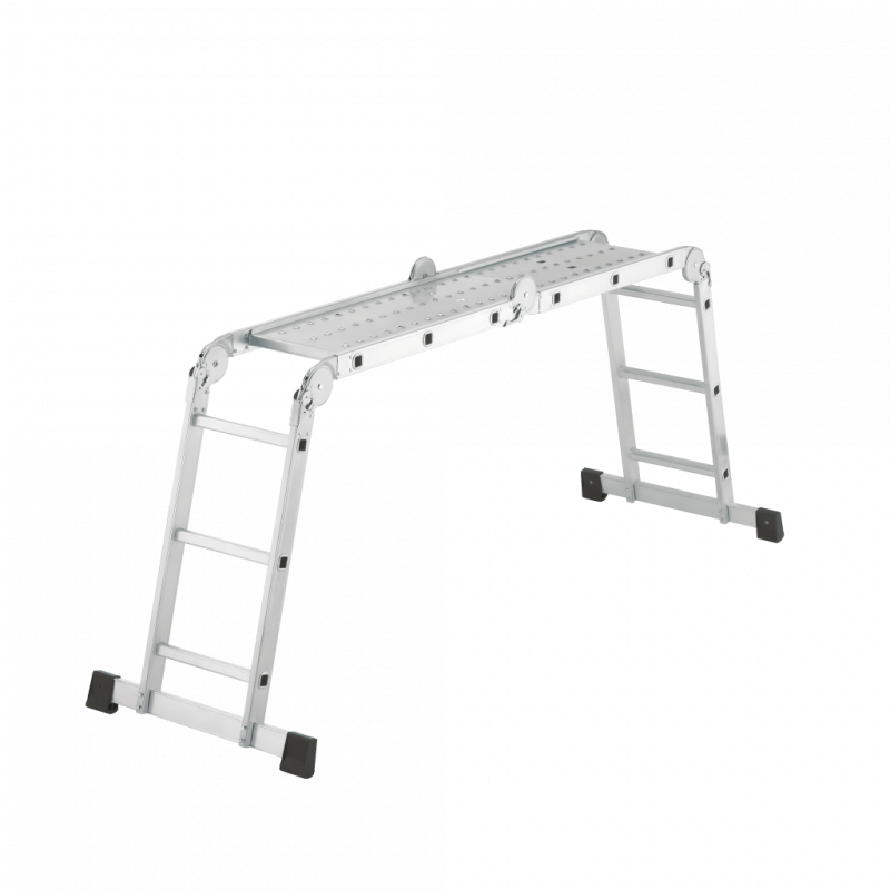 Hailo ProfiStep® Gelenkleiter M60 mit Plattform 4x3 Sprossen