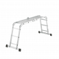 Hailo ProfiStep® Gelenkleiter M60 mit Plattform 4x3 Sprossen